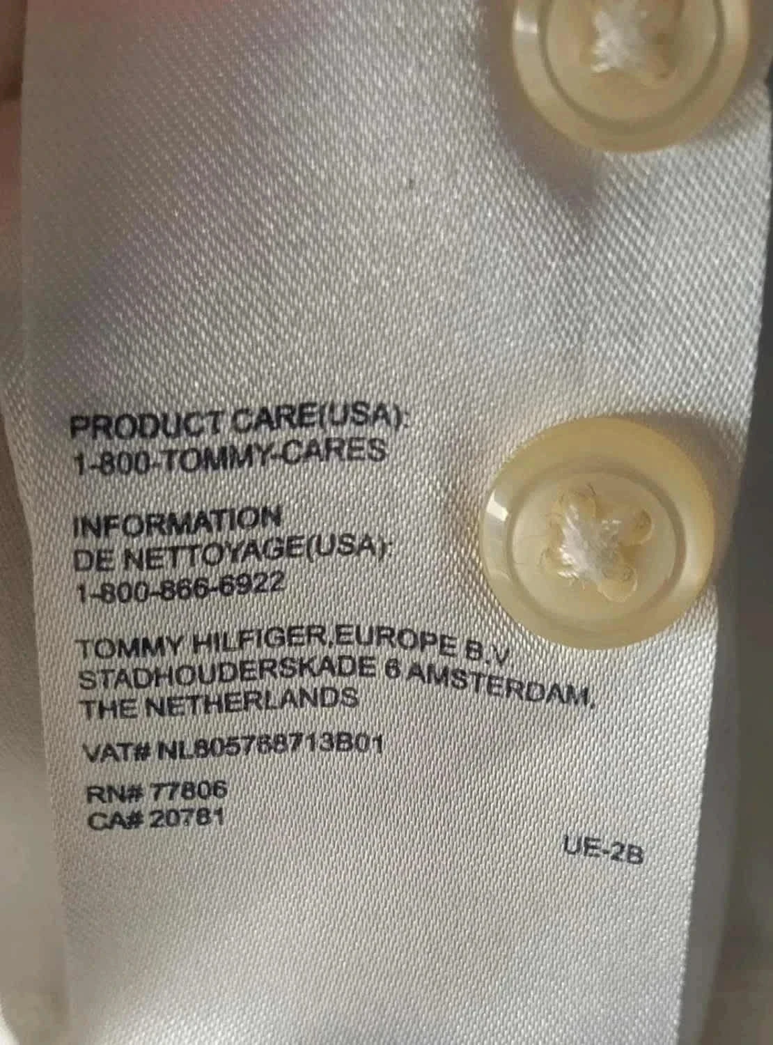 Witte Tommy Hilfiger-shirt met geborduurd logo maat S – photo 13